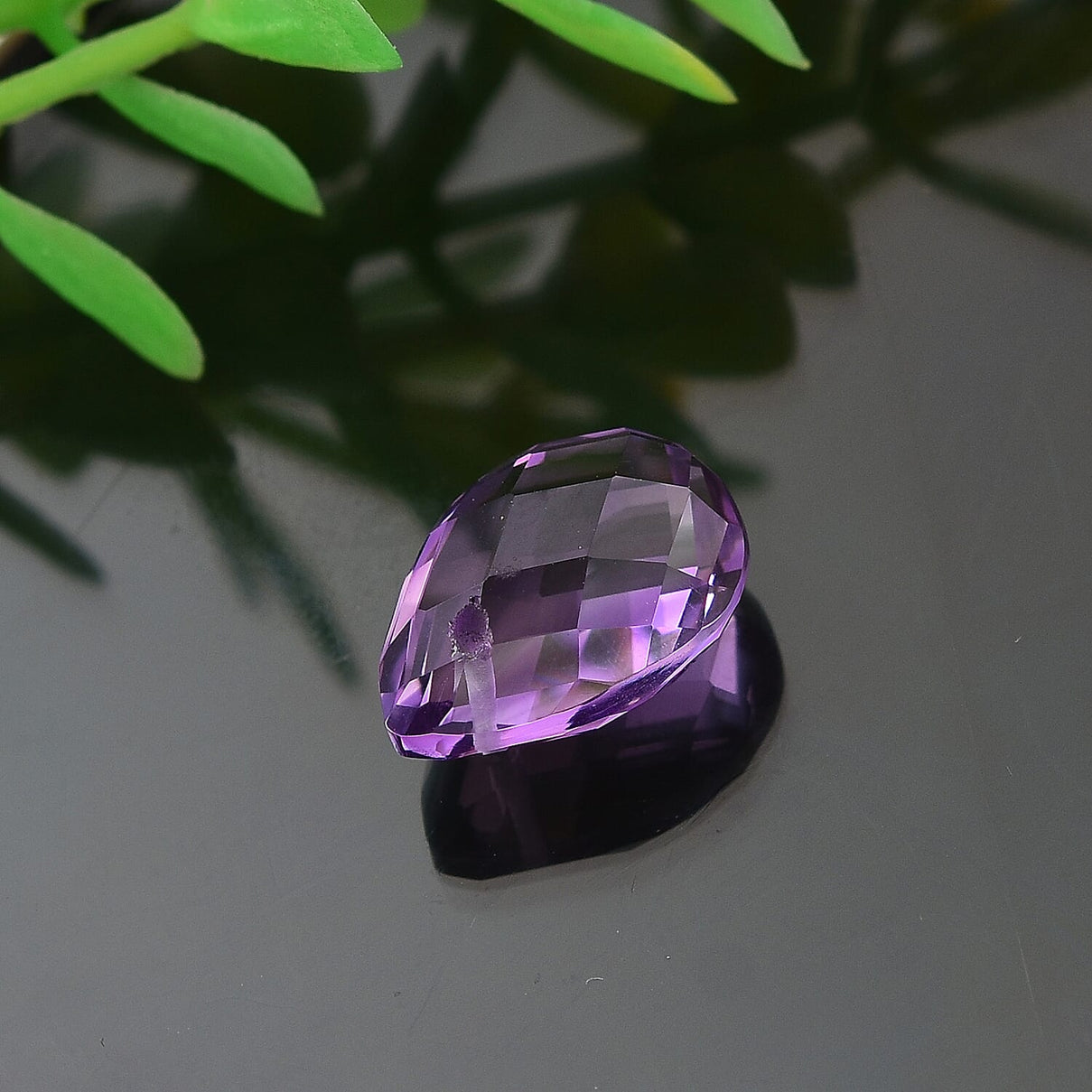 4.16 Ct. African Amethyst Loose Gemstone in Pear Shape 8063604 1