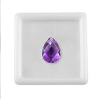 African Amethyst Pear Shape Gemstone 4.16 Ct.