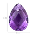 African Amethyst Pear Shape Gemstone 4.16 Ct.