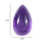African Amethyst Pear Shape Gemstone 0.63 Ct.