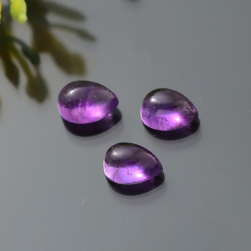 African Amethyst Pear Shape Gemstone 2.19 Ct.