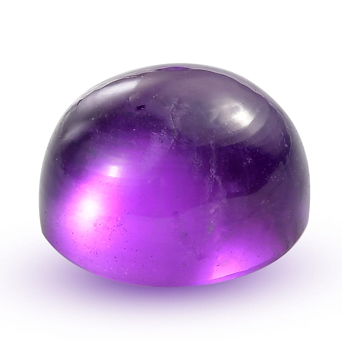 African Amethyst Round 10 mm Gemstone, 4.51 Ct 8505142 3