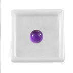 African Amethyst Round 10 mm Gemstone, 4.51 Ct