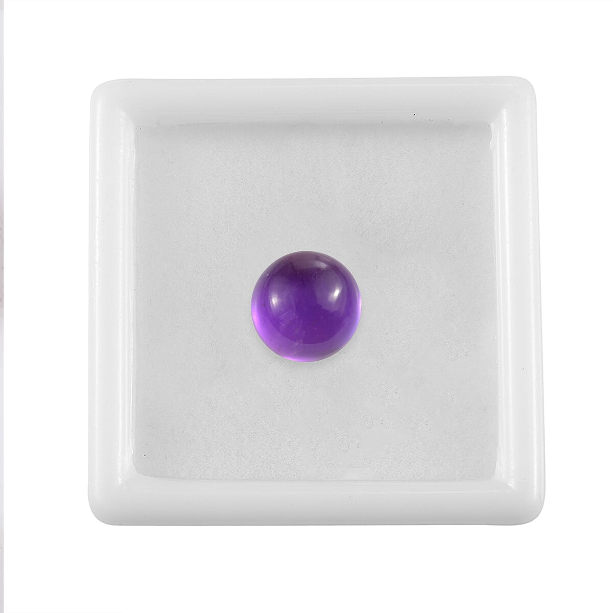 African Amethyst Round 10 mm Gemstone, 4.51 Ct 8505142 4