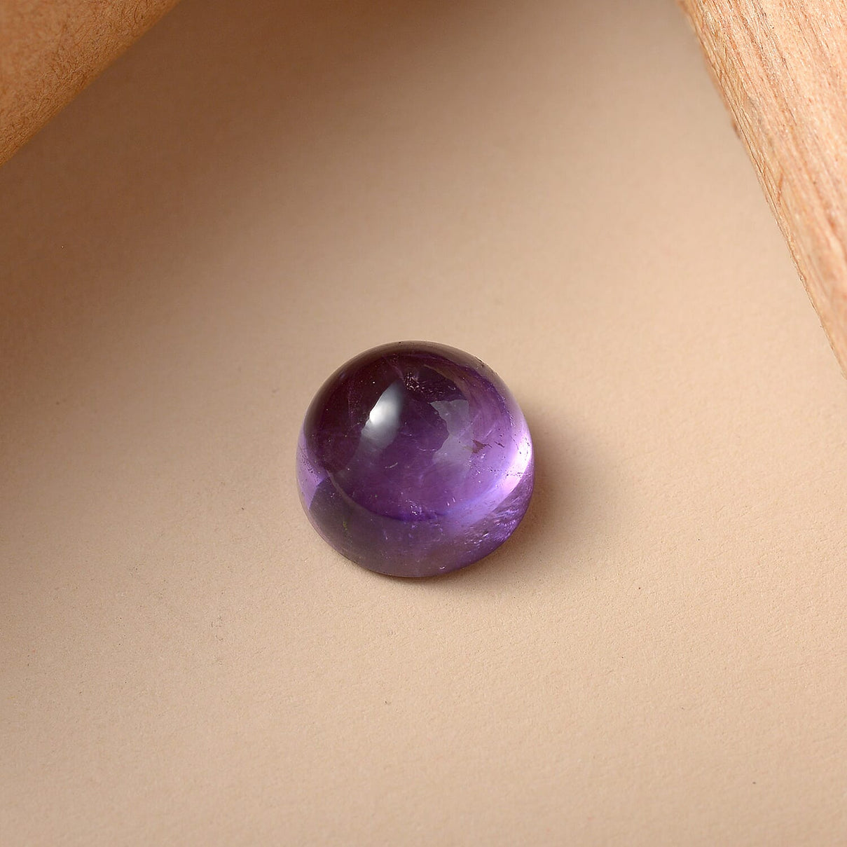 African Amethyst Round 10 mm Gemstone, 4.55 Ct V32512459 2