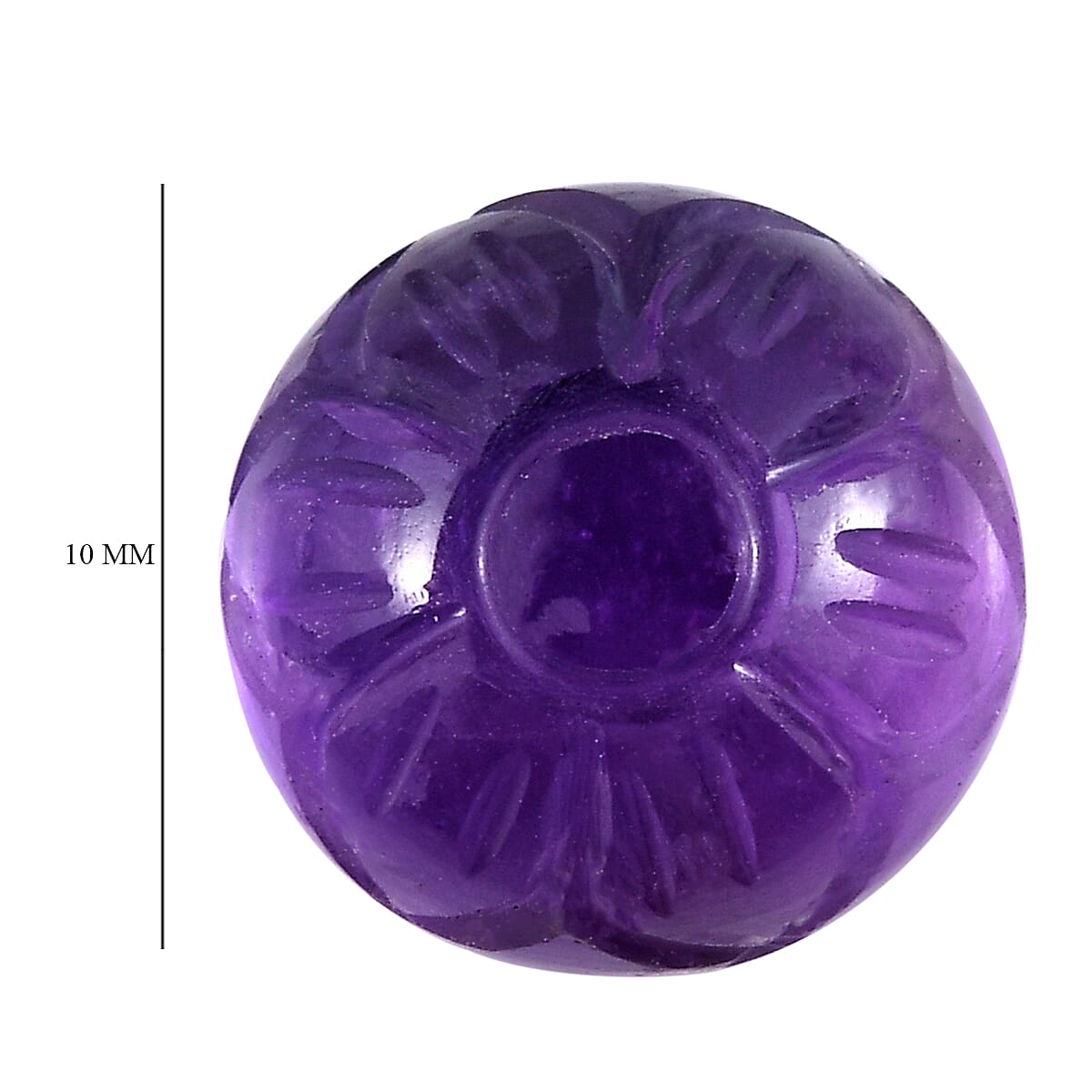 3.90 Ct. African Amethyst Loose Gemstone in Round Shape 8063610 4