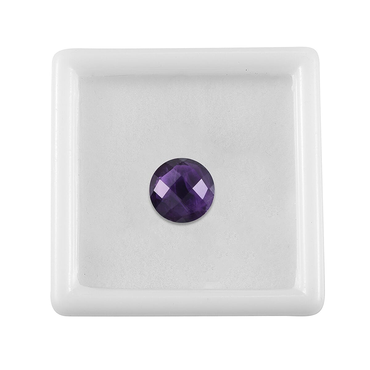 3.28 Ct. African Amethyst Loose Gemstone in Round Shape 8063611 3