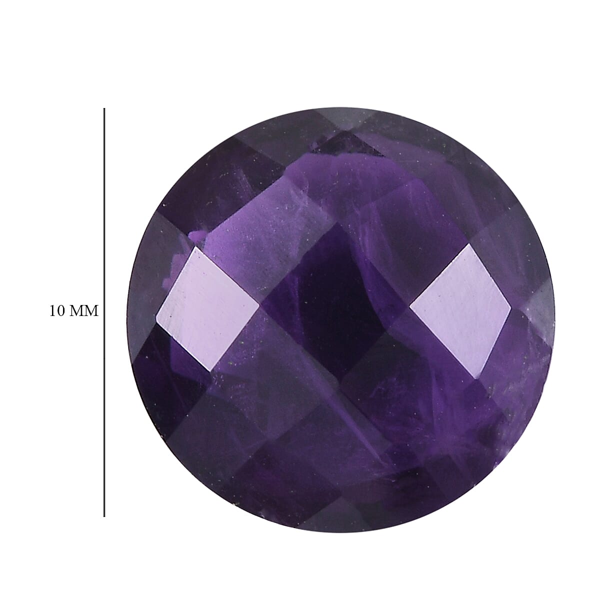 3.28 Ct. African Amethyst Loose Gemstone in Round Shape 8063611 4