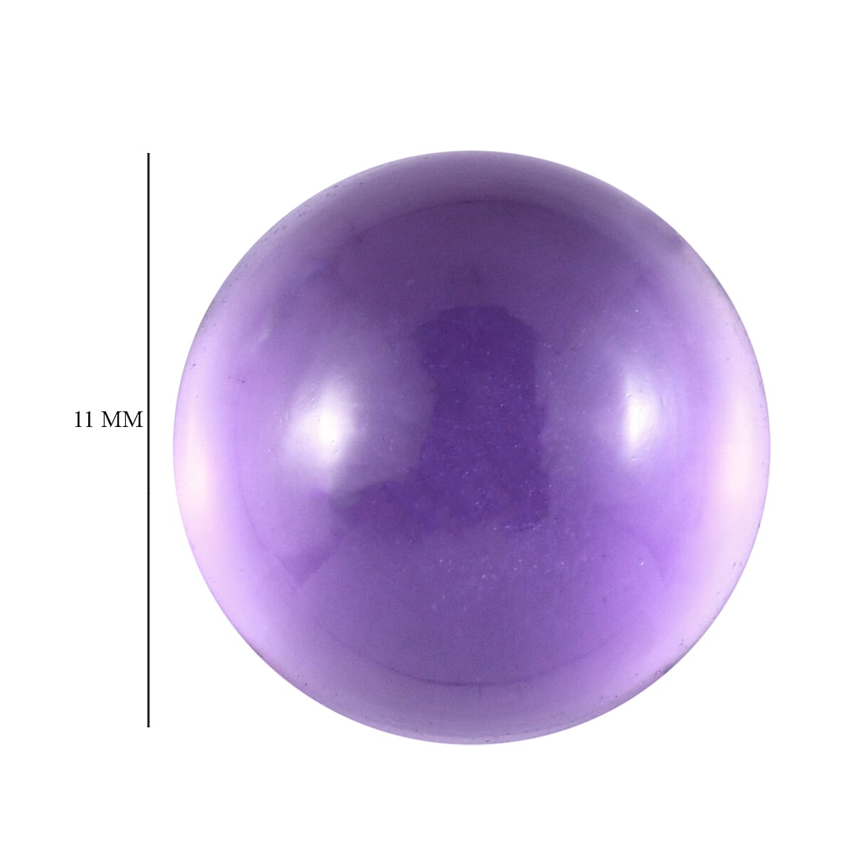 African Amethyst Loose Gemstone in Round Shape 4.45 Ct. 8063612 4