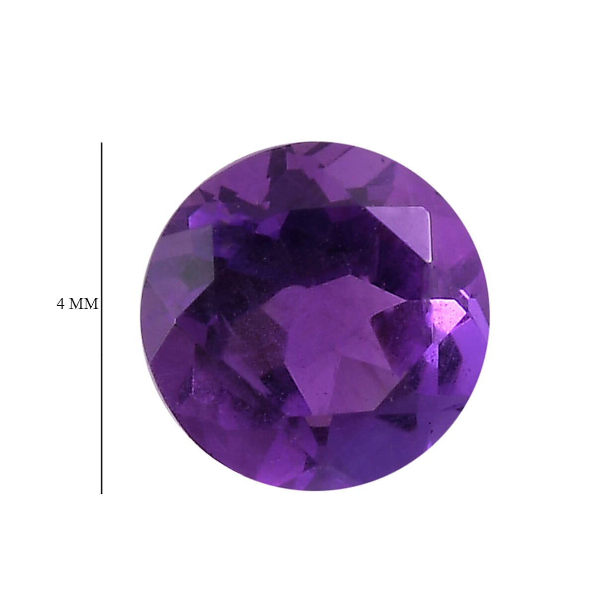 0.63 Ct. Set of 3 African Amethyst Loose Gemstones in Round Shape 8063617 4