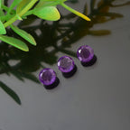 African Amethyst Round Shape Gemstone 1.5 Ct.