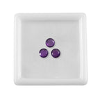 African Amethyst Round Shape Gemstone 1.5 Ct.