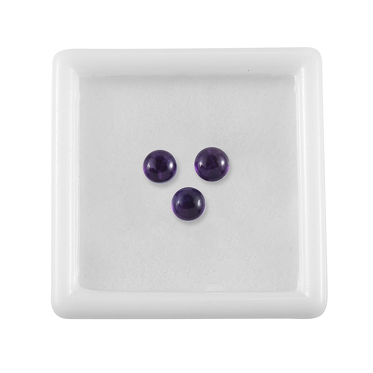 Set of 3 African Amethyst Loose Gemstones in Round Shape 1.72 Ct. 8063622 3