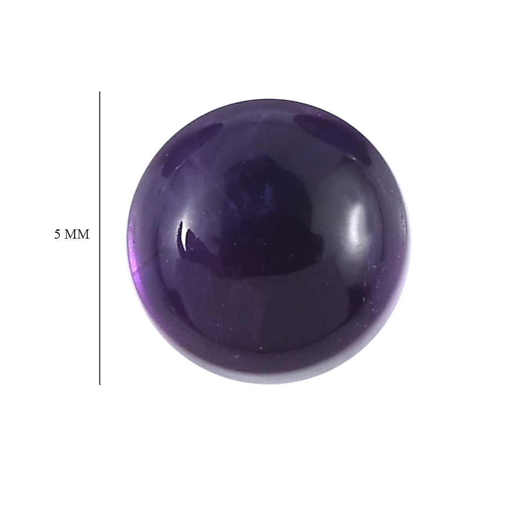 African Amethyst Round Shape Gemstone 1.72 Ct.
