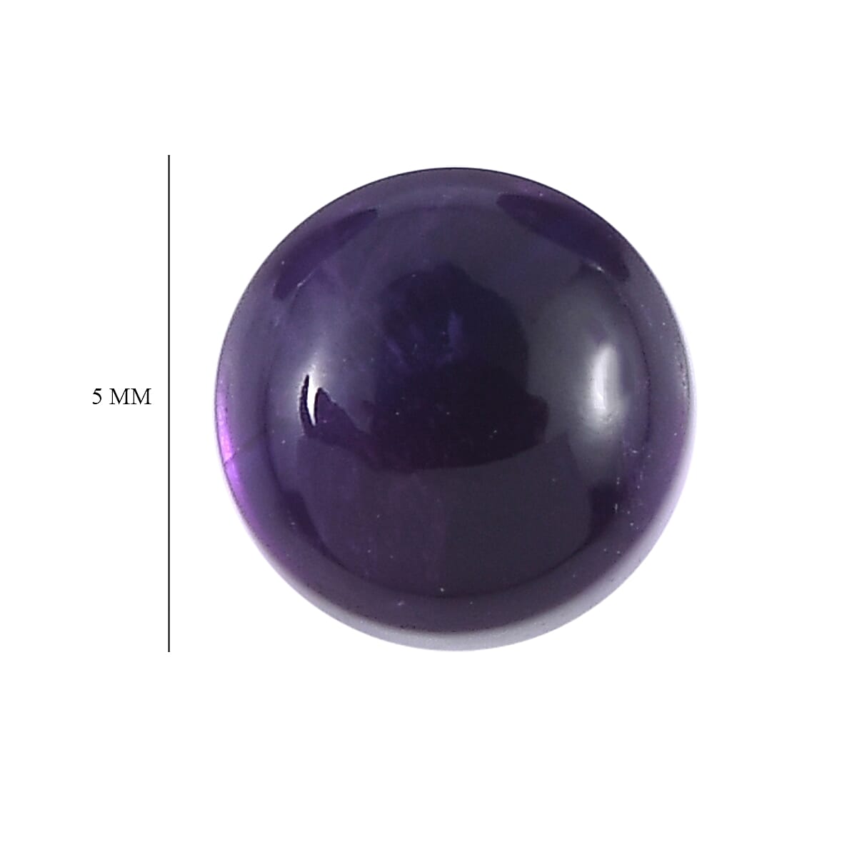Set of 3 African Amethyst Loose Gemstones in Round Shape 1.72 Ct. 8063622 4