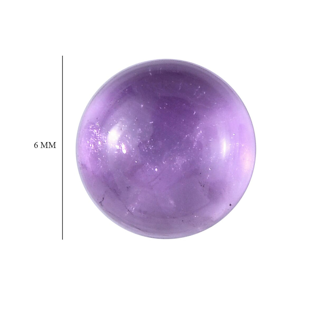 African Amethyst Round Shape Gemstone 2.59 Ct.