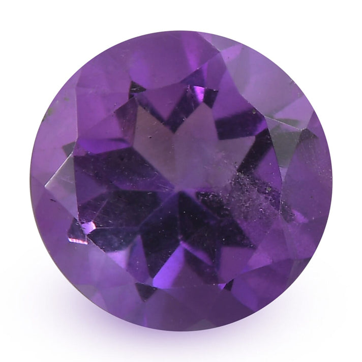 African Amethyst Round 7 mm Gemstone, 1.13 Ct 8505144 1