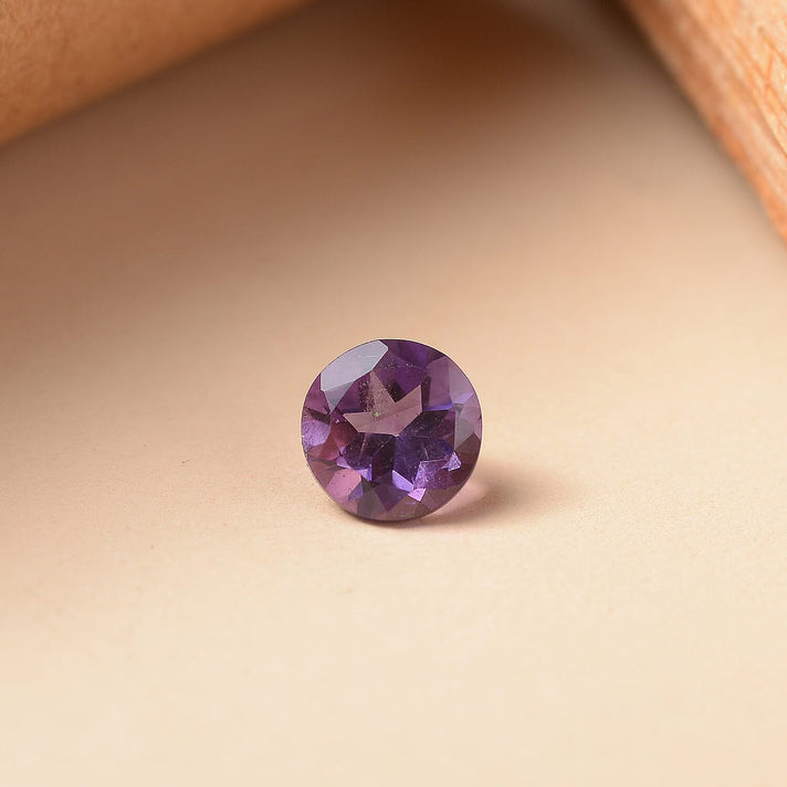 African Amethyst Round 7 mm Gemstone, 1.13 Ct 8505144 2
