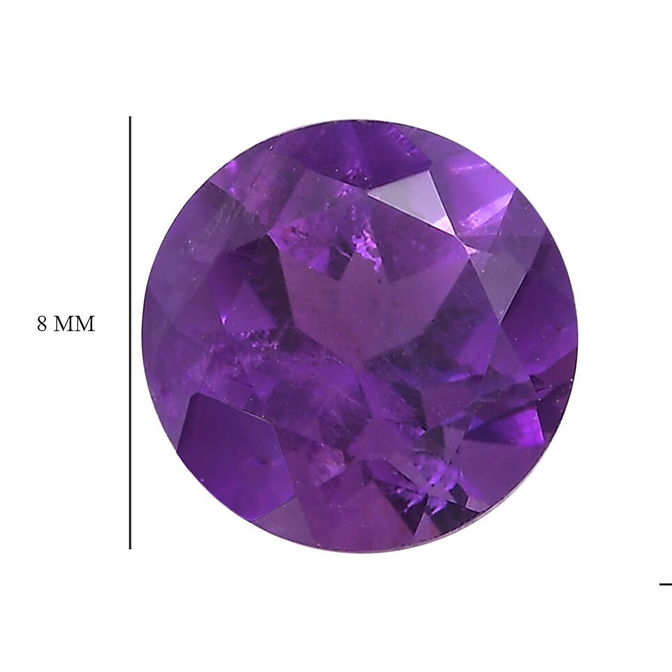 Set of 3 African Amethyst Loose Gemstones in Round Shape 4.84 Ct. 8070606 4
