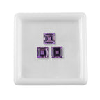 African Amethyst Square Gemstone 2.57 Ct.
