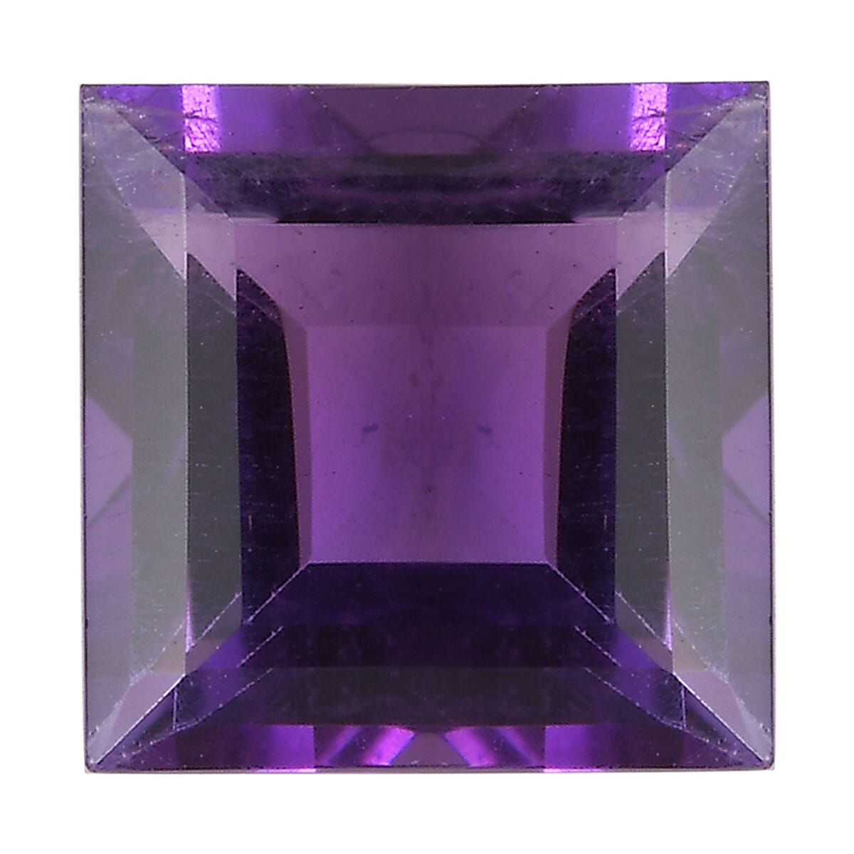 1.28 Ct. African Amethyst Loose Gemstone in Square Shape 8063631 0