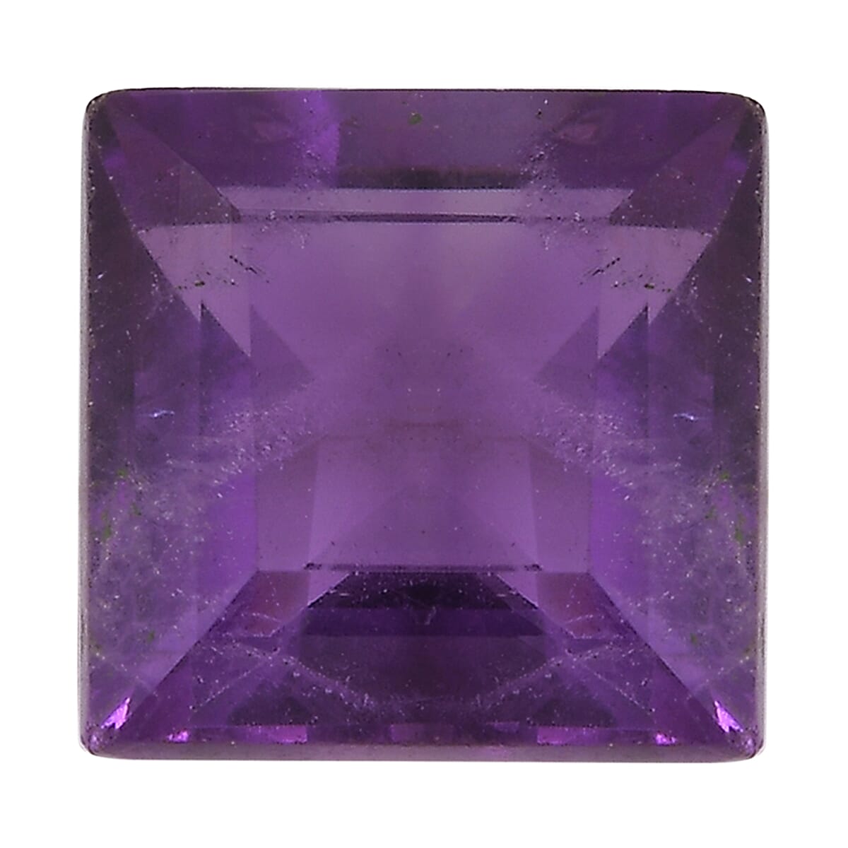 2.15 Ct. African Amethyst Loose Gemstone in Square Shape 8063632 0