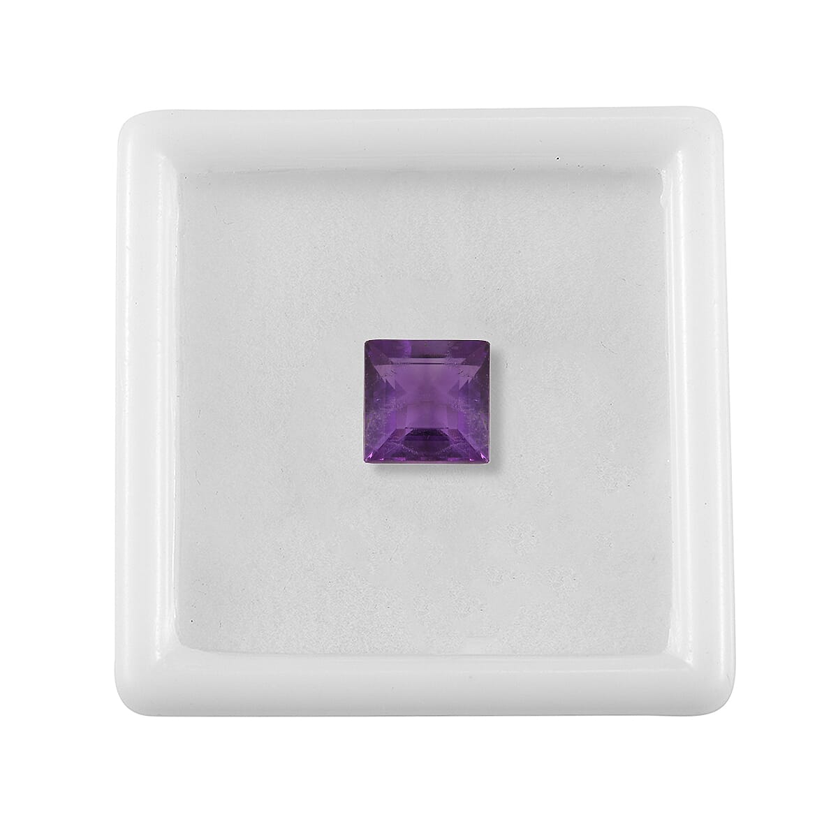 2.15 Ct. African Amethyst Loose Gemstone in Square Shape 8063632 4