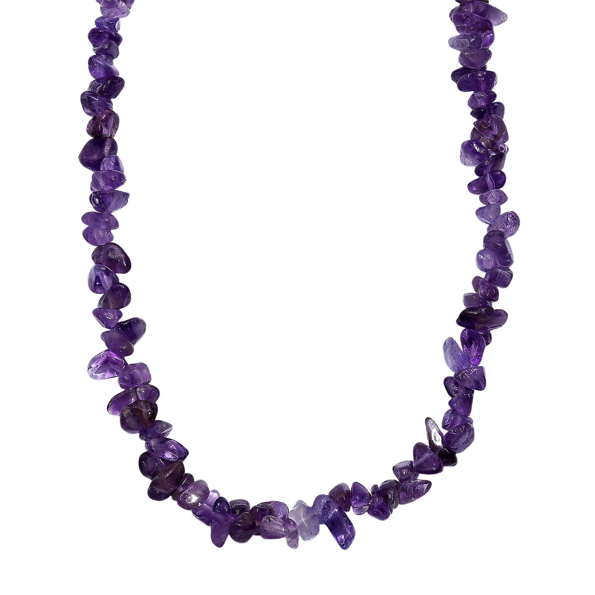 African Amethyst Stone Necklace (Size - 30) 135.00 Ct. 8203451 0