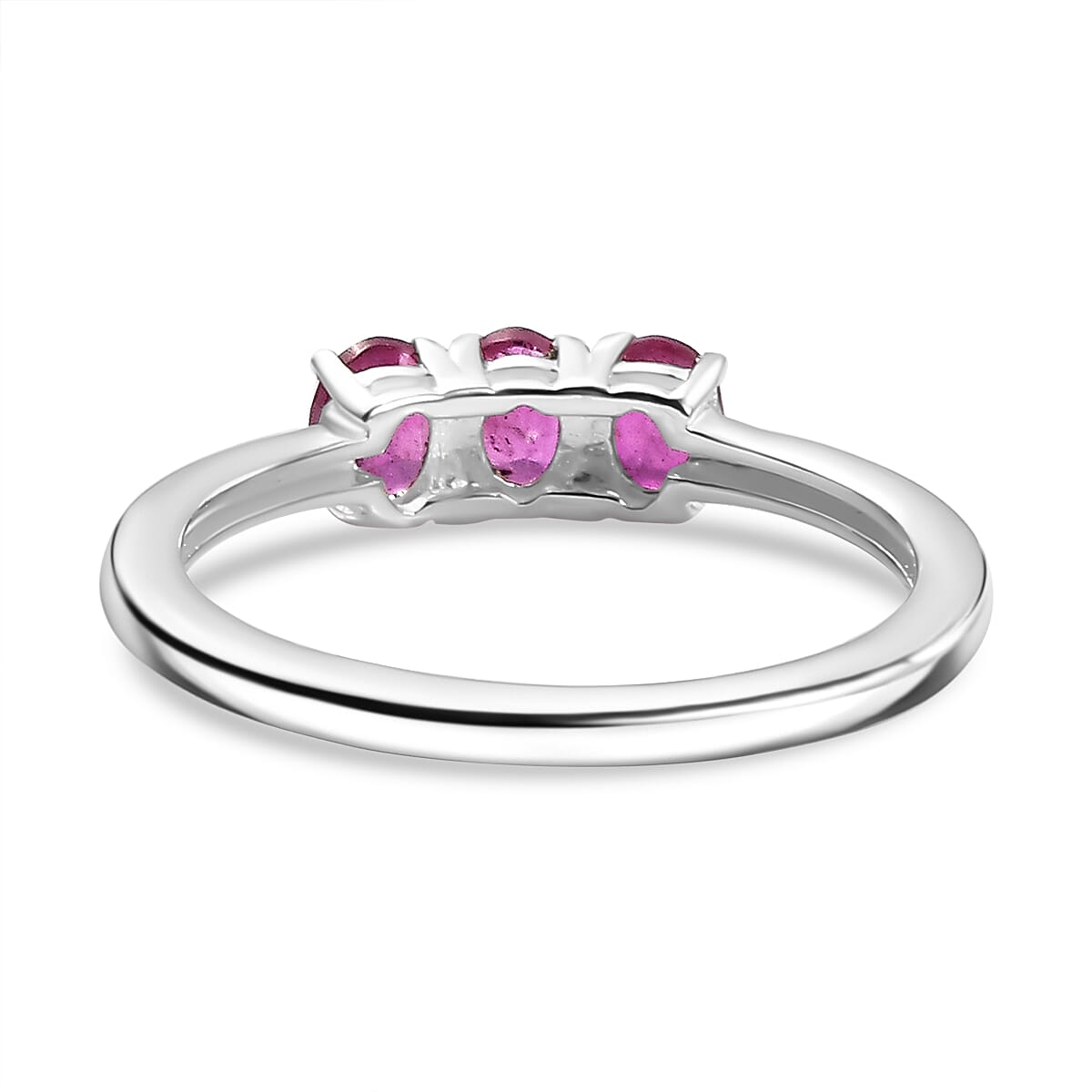 African Ruby Trilogy Ring in Sterling Silver 7979916 4