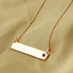 African Ruby (FF) Necklace (Size 18) in 14K Gold Overlay Sterling Silver, Silver Wt. 7.47 Gms