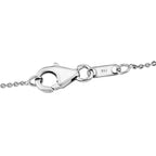 African Ruby & White Zircon Pendant with Chain (Size - 20) in Rhodium Overlay Sterling Silver 0.865ct