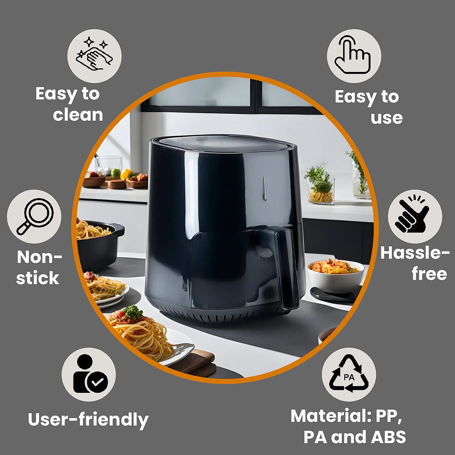 Homesmart Digital Air Fryer (4L) 7690383 3