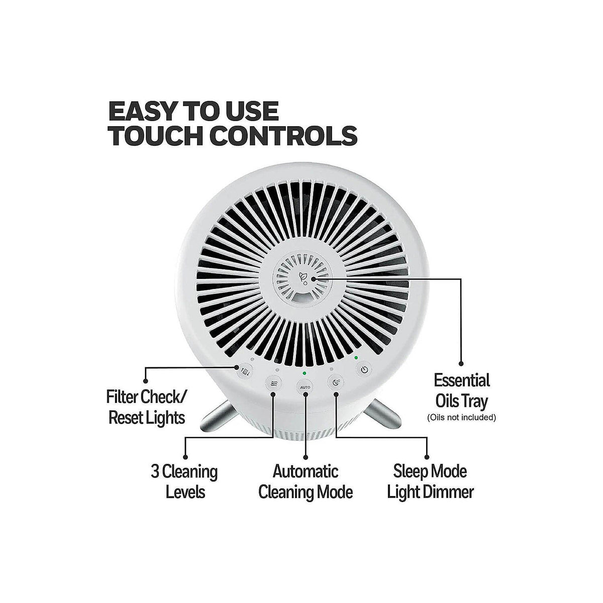 Honeywell Designer Series Ultra Quiet HEPA Tower Air Purifier - White 7846381 1