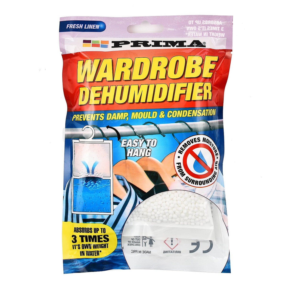 Prima Wardrobe Dehumidifier 210g - Fresh Linen 7927058 0