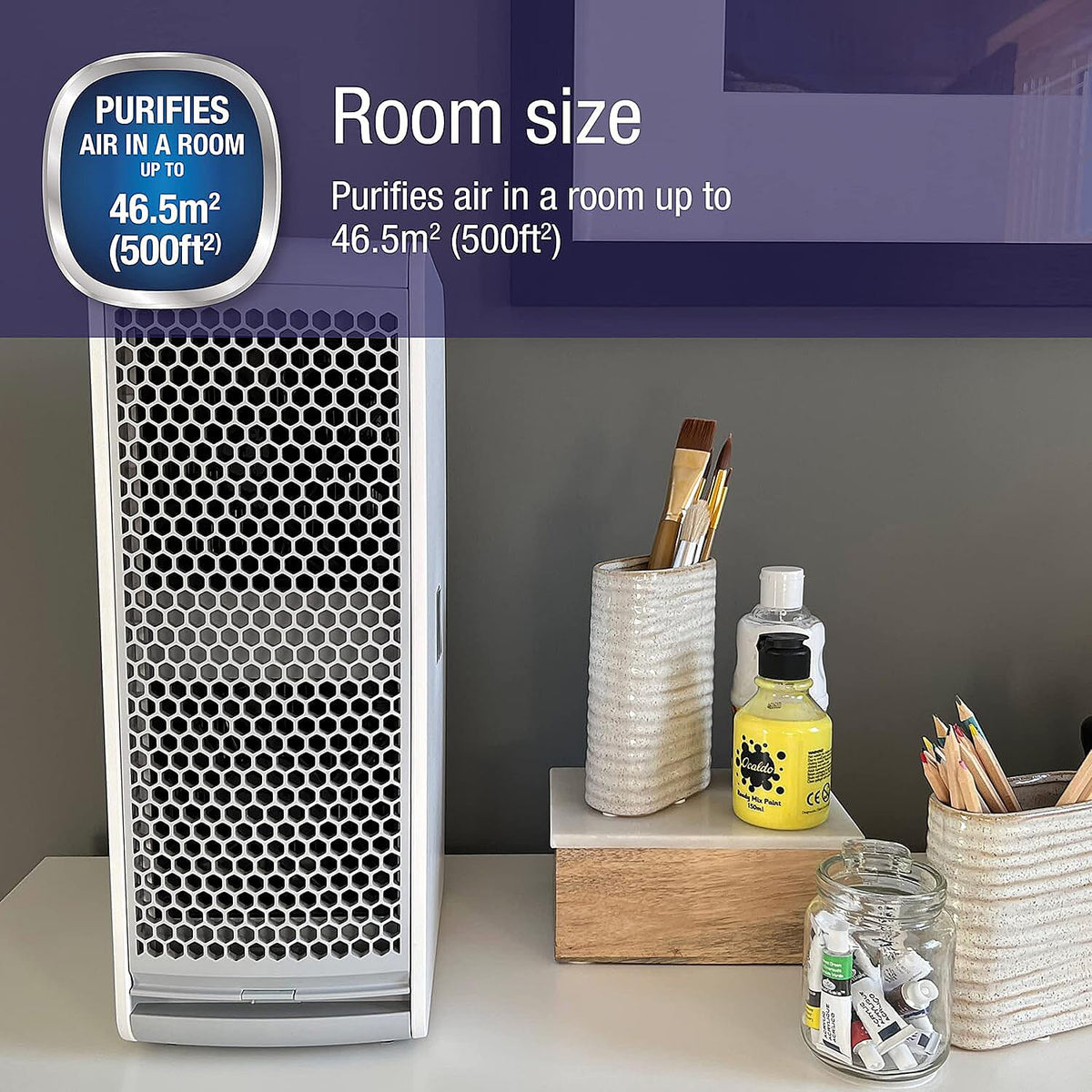 Spear and Jackson Midi AirZone Air Purifier for Home - Static Charge ION Purifier 8034246 1
