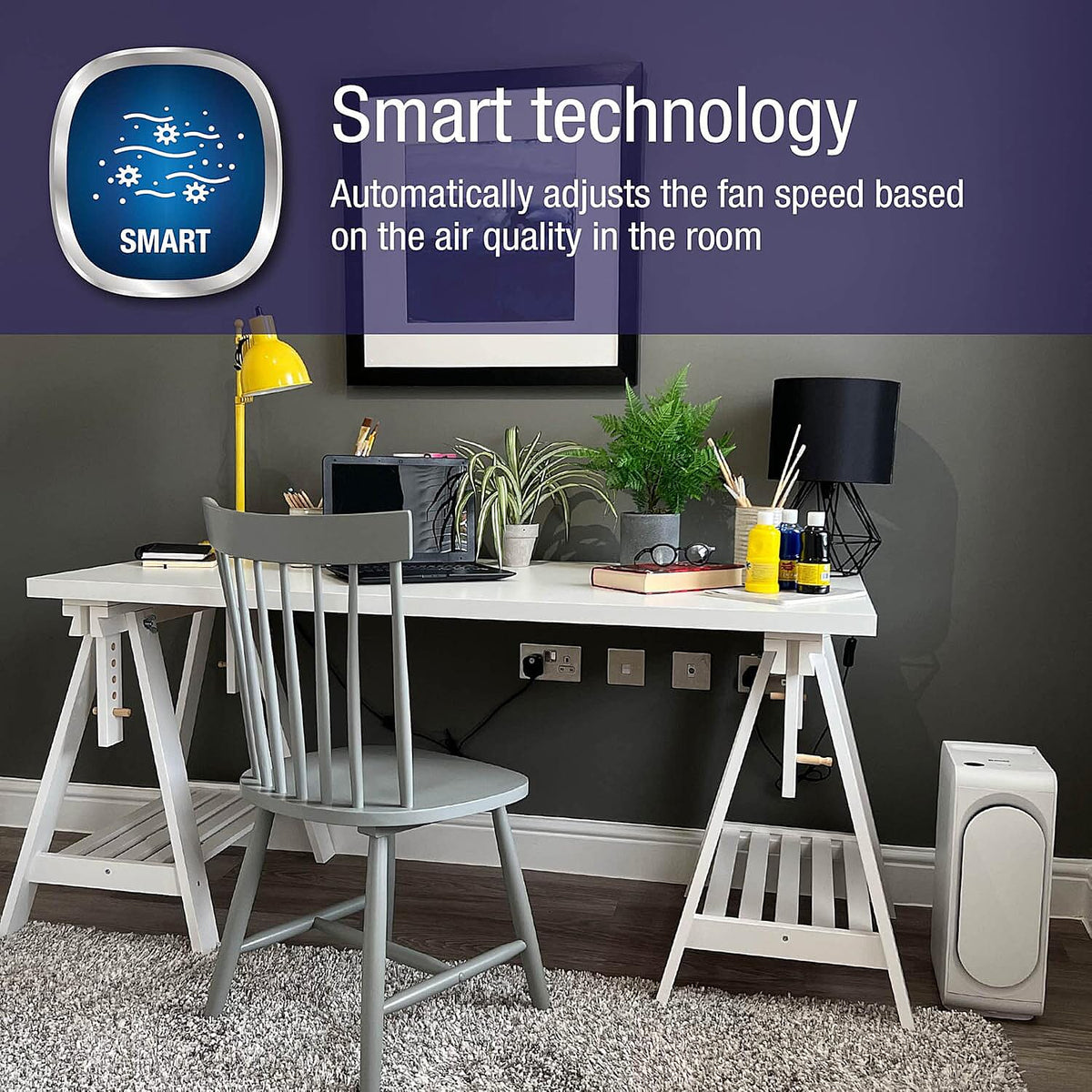 Spear and Jackson AirZone Smart Air Purifier â€“ White 8034247 1