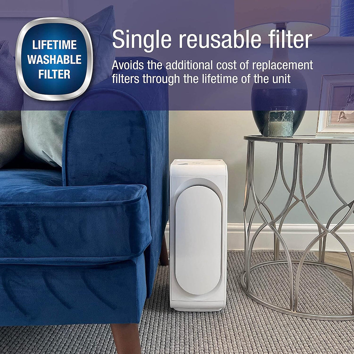 Spear and Jackson AirZone Smart Air Purifier â€“ White 8034247 2