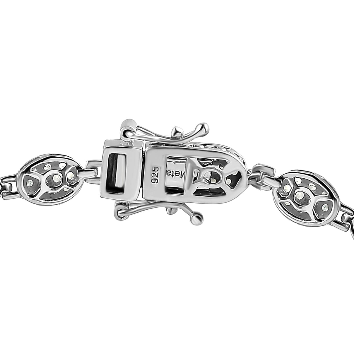Alexandrite Bracelet (Size - 7.5) in Platinum Overlay Sterling Silver 3.59 Ct, Silver Wt. 10.98 Gms. 7170634 4