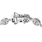 Alexandrite Link Bracelet (Size - 8) in Platinum Overlay Sterling Silver 3.84 Ct, Silver Wt. 11.31 Gms