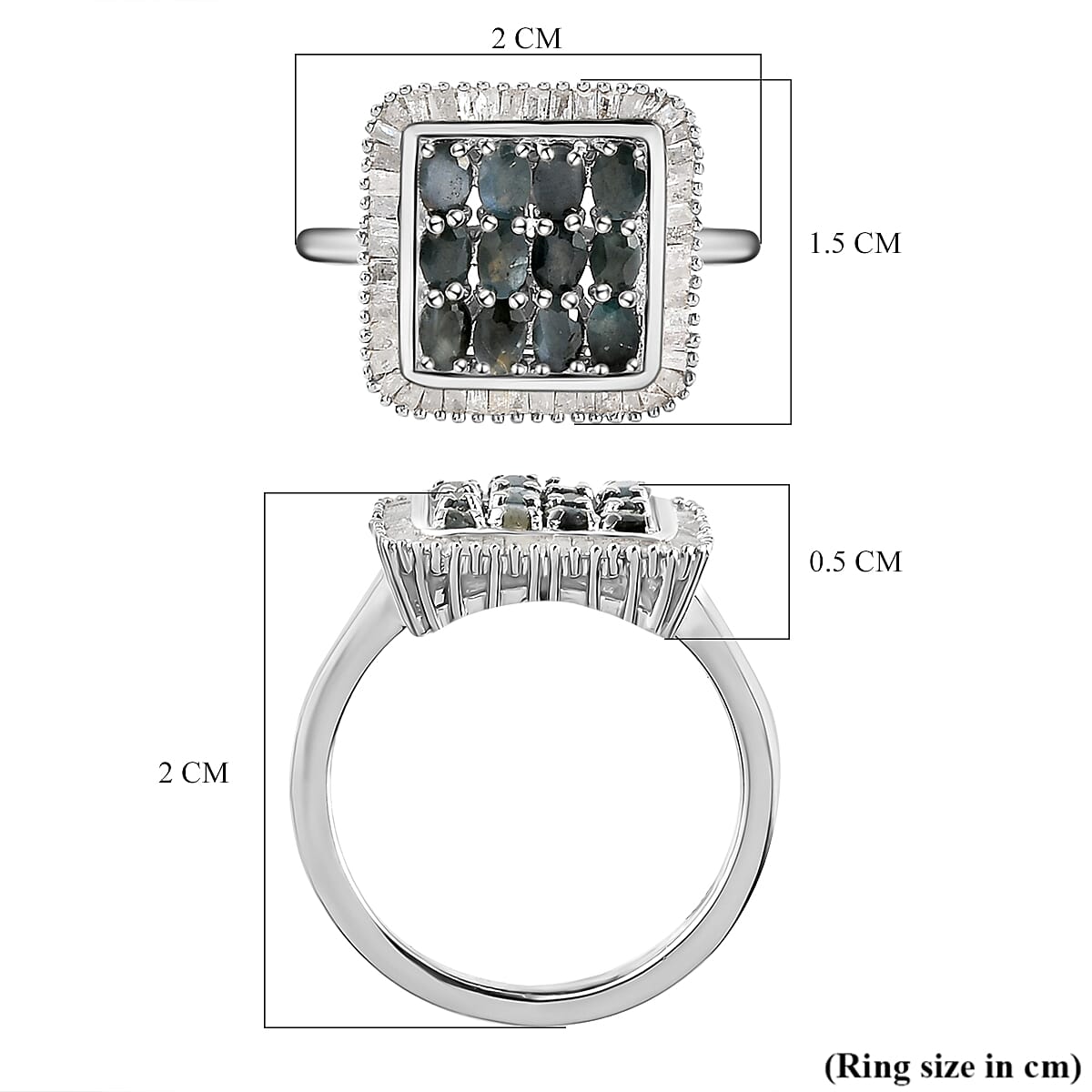 Alexandrite and Diamond Pendant in Platinum Plated Sterling Silver 1.25 Ct. 7011345 6