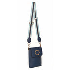 Alice Wheeler Brompton Honeycomb Crossbody Bag - Navy