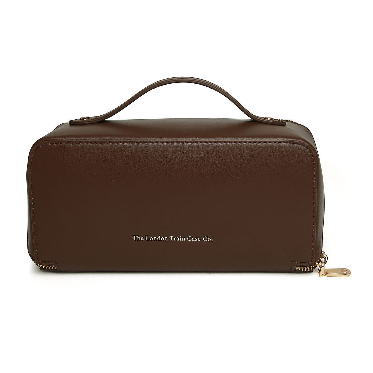 Alice Wheeler Leather Train Case - Brown 7985768 1