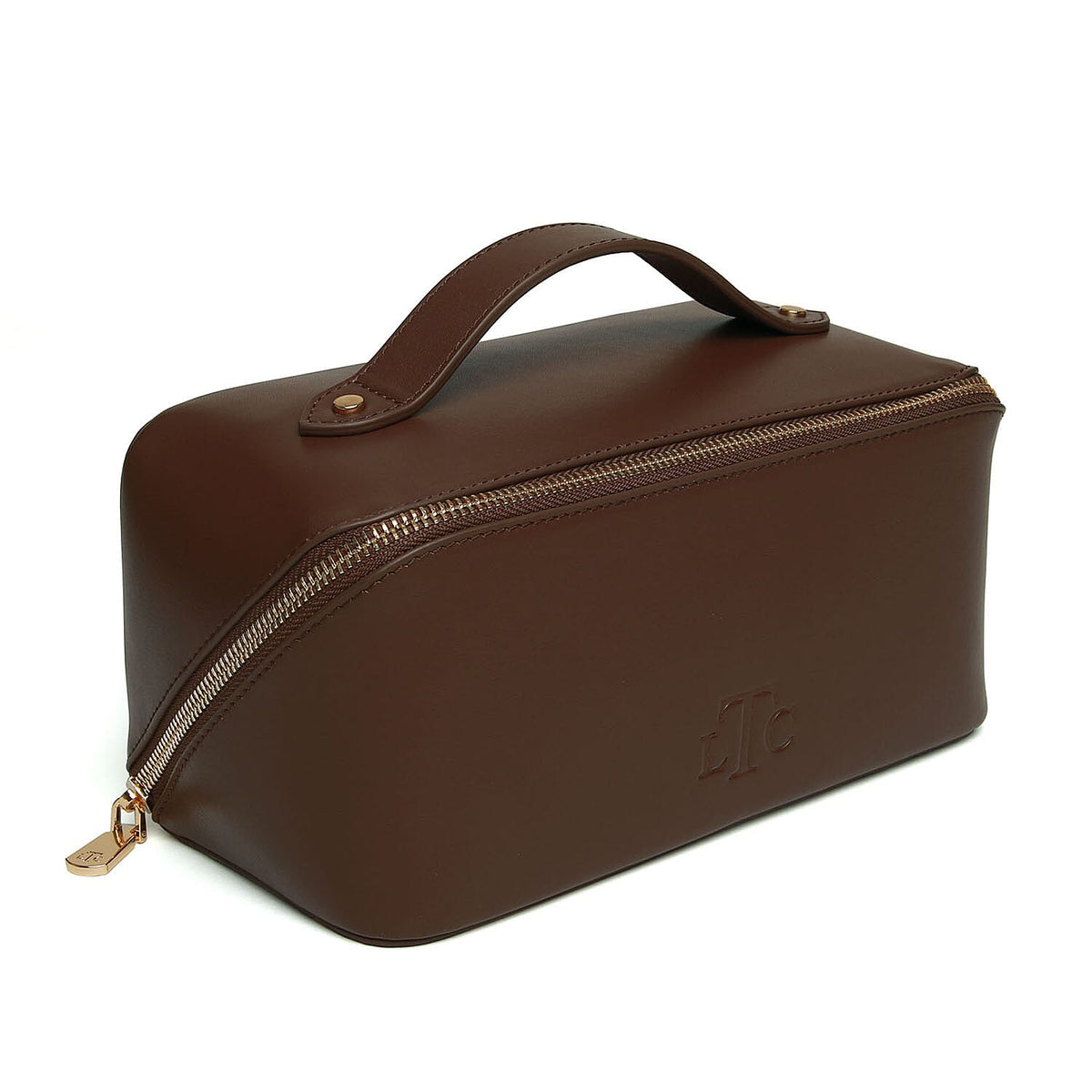 Alice Wheeler Leather Train Case - Brown 7985768 3
