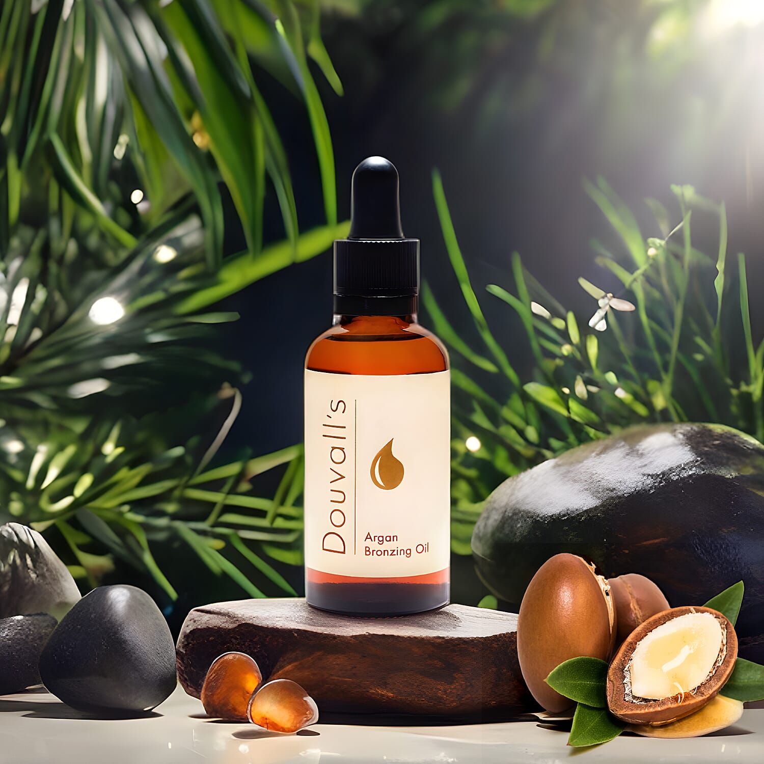 Alicia Douvall 100% Organic Argan Oil Bronzing 50ml with Dropper 2671540 1