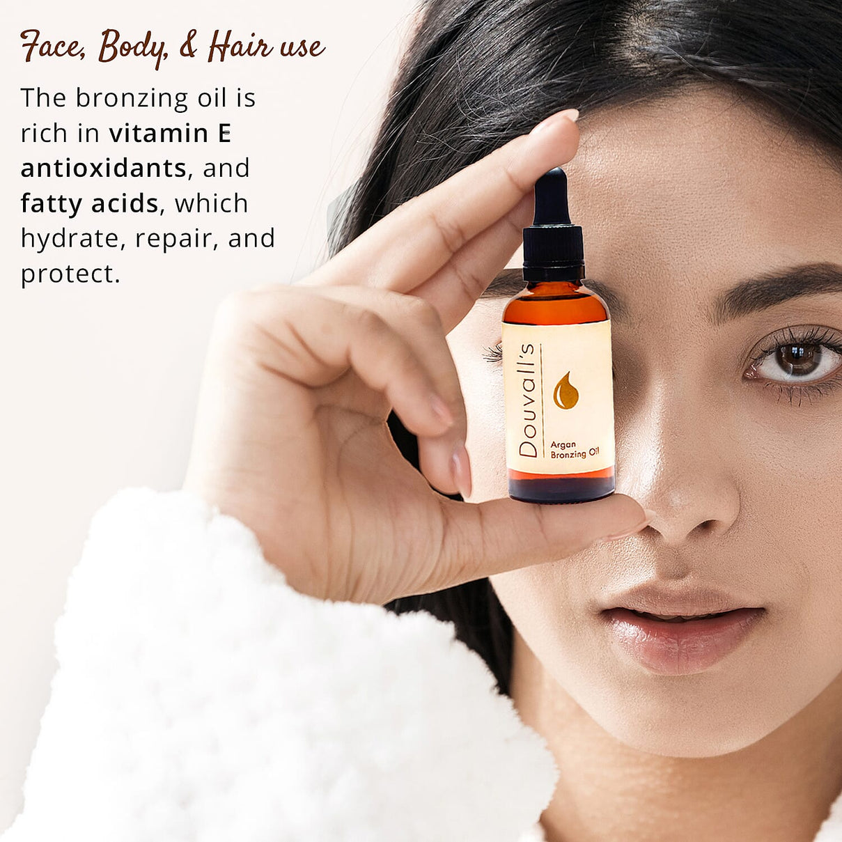Alicia Douvall 100% Organic Argan Oil Bronzing 50ml with Dropper 2671540 3