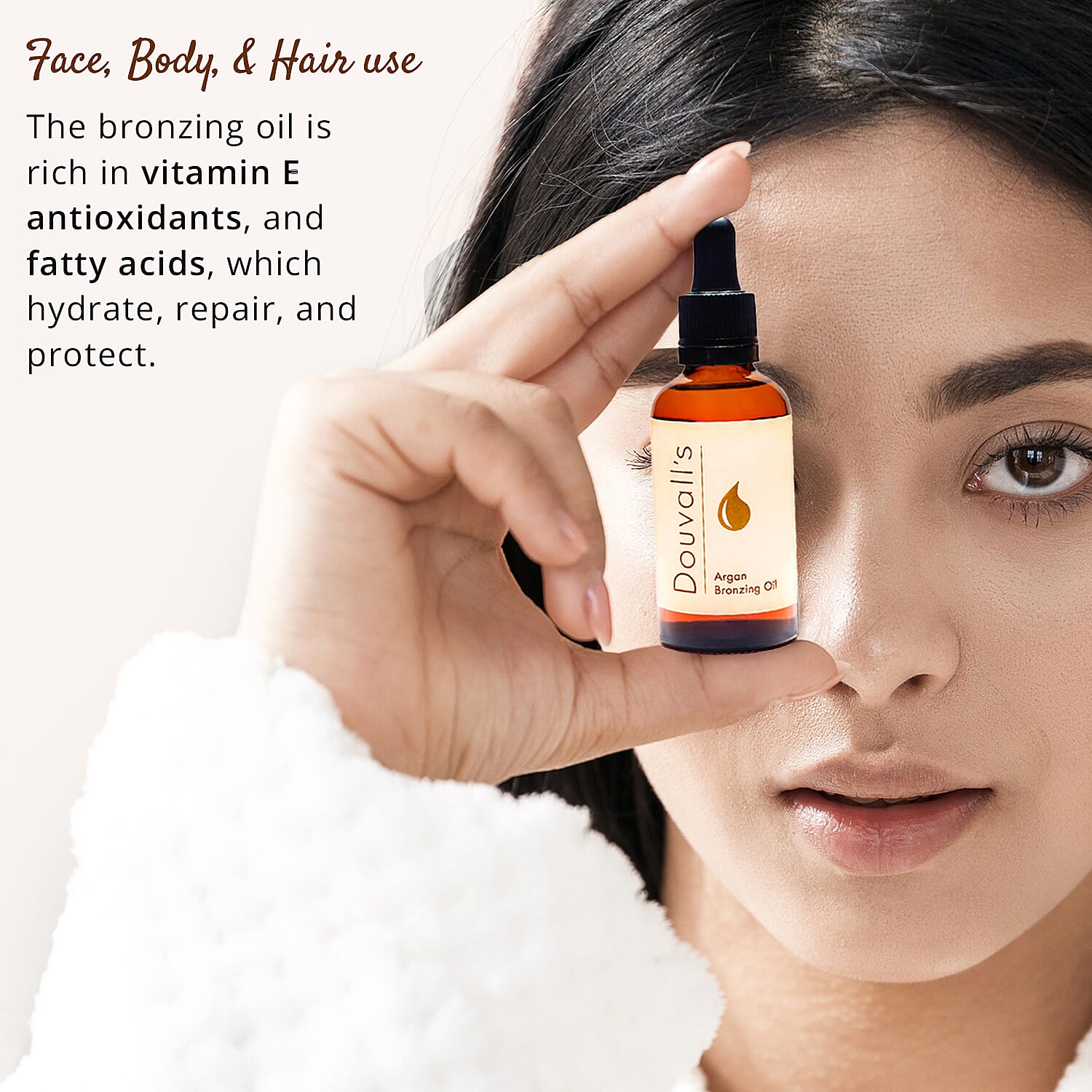 Alicia Douvall 100% Organic Argan Oil Bronzing 50ml with Dropper 2671540 3