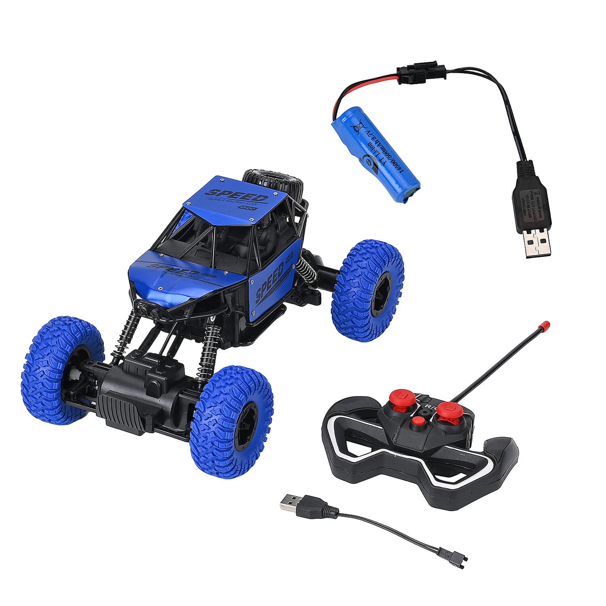 All-Terrain Die-cast R/C Climbing Toy Car 7843051 0
