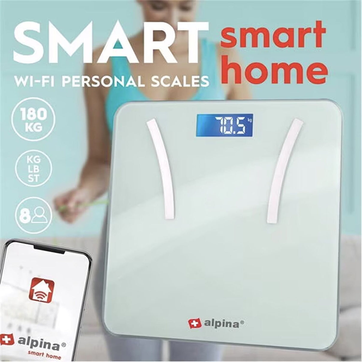 Alpina Smart Body Scale with App 7974479 3