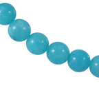 Amazonite Quartz Beads Necklace (Size 18) with Lobster Clasp in Rhodium Overlay Sterling Silver 250.00 Ct.
