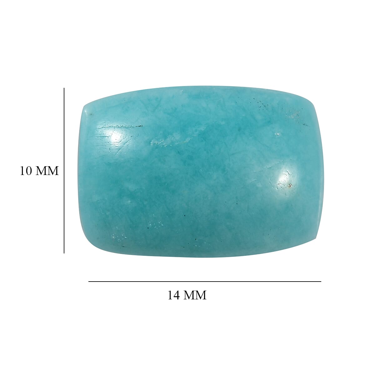 Amazonite Loose Gemstone in Cushion Shape (14x10mm) 7827198 5